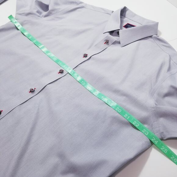 Untuckit Gray Collared Button Down Shirts Long Sleeves - Picture 6 of 11